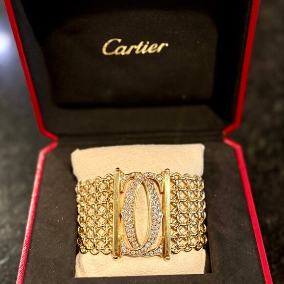 cartier Penelope bracelet 18K Gold and Diamonds - Picture 1 of 5